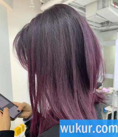 黑紫色能盖住白头发吗3