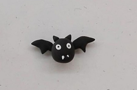 超轻粘土手工简单小动物蝙蝠教程图片